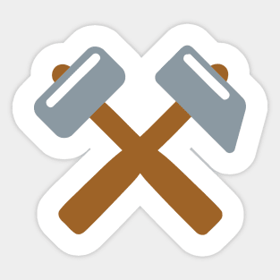 Hammers Emoticon Sticker